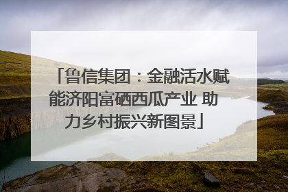鲁信集团：金融活水赋能济阳富硒西瓜产业 助力乡村振兴新图景