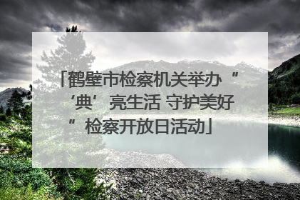 鹤壁市检察机关举办“‘典’亮生活 守护美好”检察开放日活动