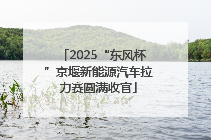 2025“东风杯”京堰新能源汽车拉力赛圆满收官