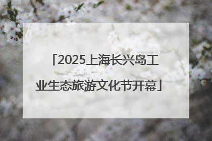 2025上海长兴岛工业生态旅游文化节开幕