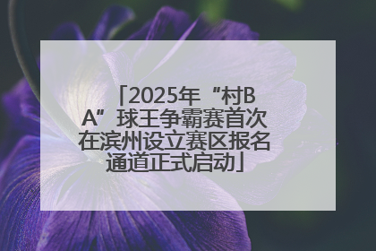 2025年“村BA”球王争霸赛首次在滨州设立赛区报名通道正式启动
