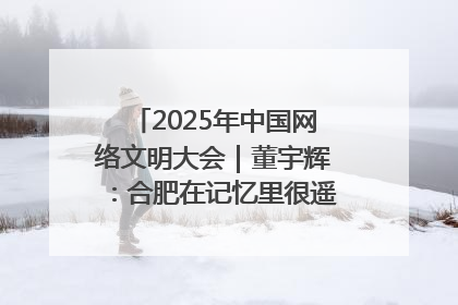 2025年中国网络文明大会｜董宇辉：合肥在记忆里很遥远也很亲切