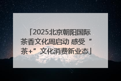 2025北京朝阳国际茶香文化周启动 感受“茶+”文化消费新业态