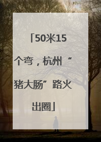 50米15个弯，杭州“猪大肠”路火出圈