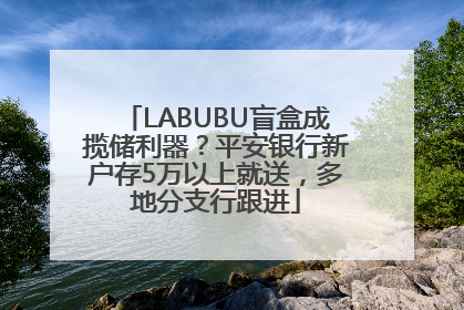 LABUBU盲盒成揽储利器？平安银行新户存5万以上就送，多地分支行跟进